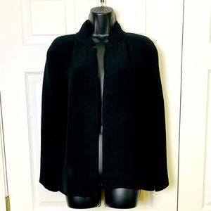 Eileen Fisher Women’s Black Textured Jacket with Magnet Closure Size M